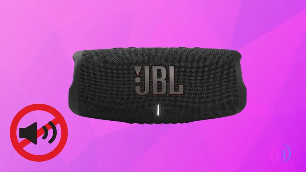 JBL Charge 5 No Sound