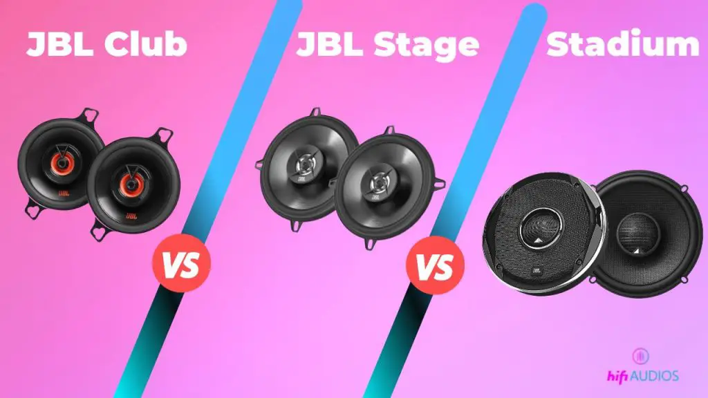 JBL Club Vs Stage Vs Stadium