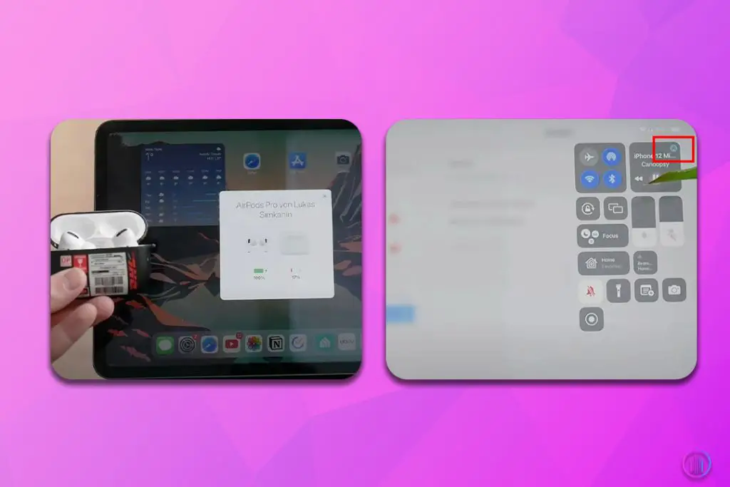 How to Connect Two Pairs of AirPods to one iPad steps