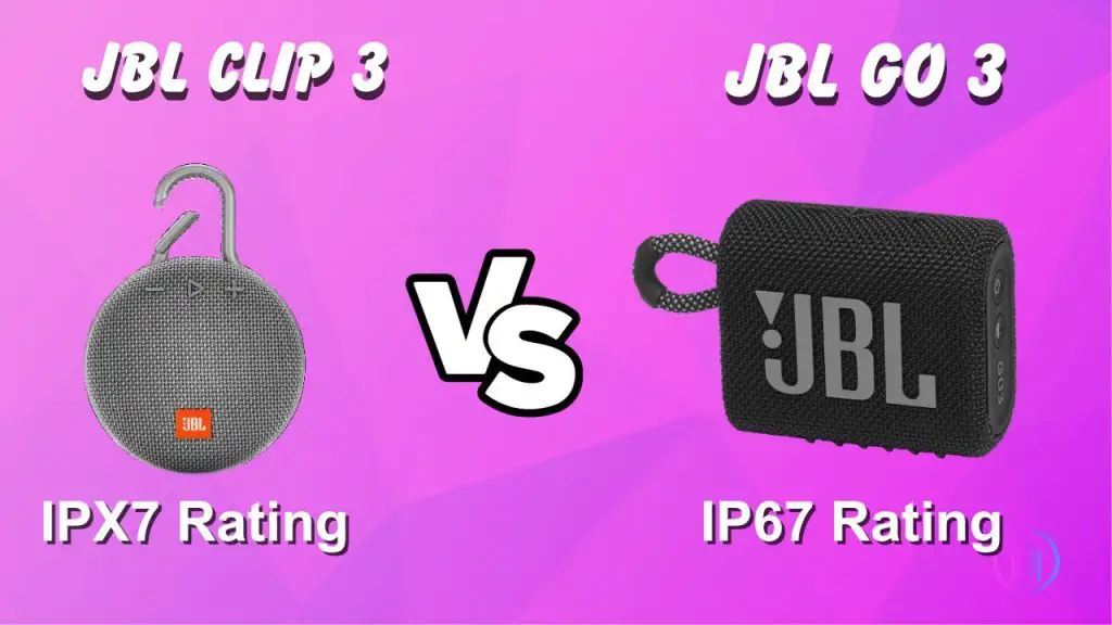 Features JBL Clip 3 vs Go 3