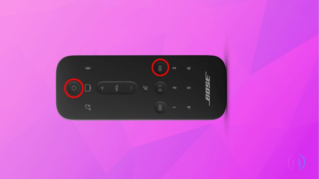 Hard rest  Bose soundbar with remote