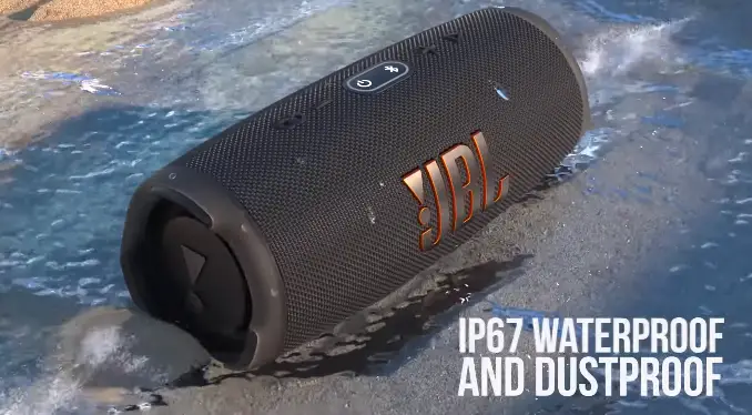 JBL Charge 5 Water and Dirt resistance
