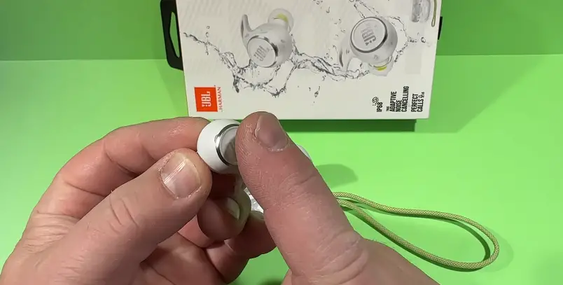 Tap On The Touch Of Both JBL Earbuds