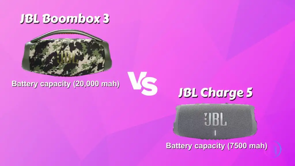  Battery Life JBL Boombox 3 Vs JBL Charge 5