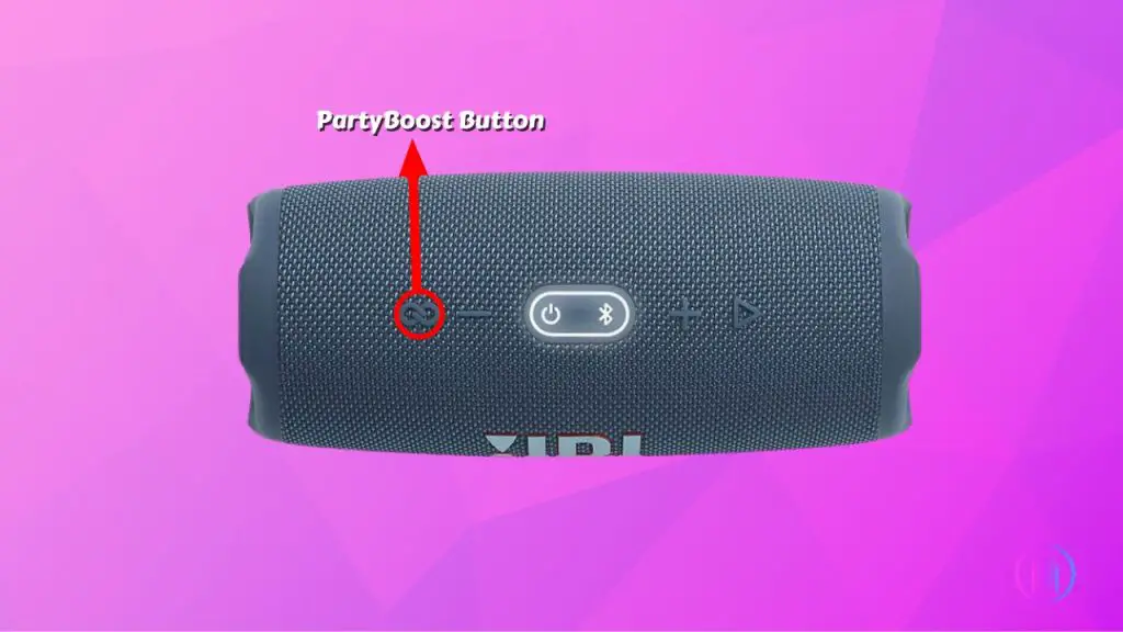 JBL Charge 5 PartyBoost Button  