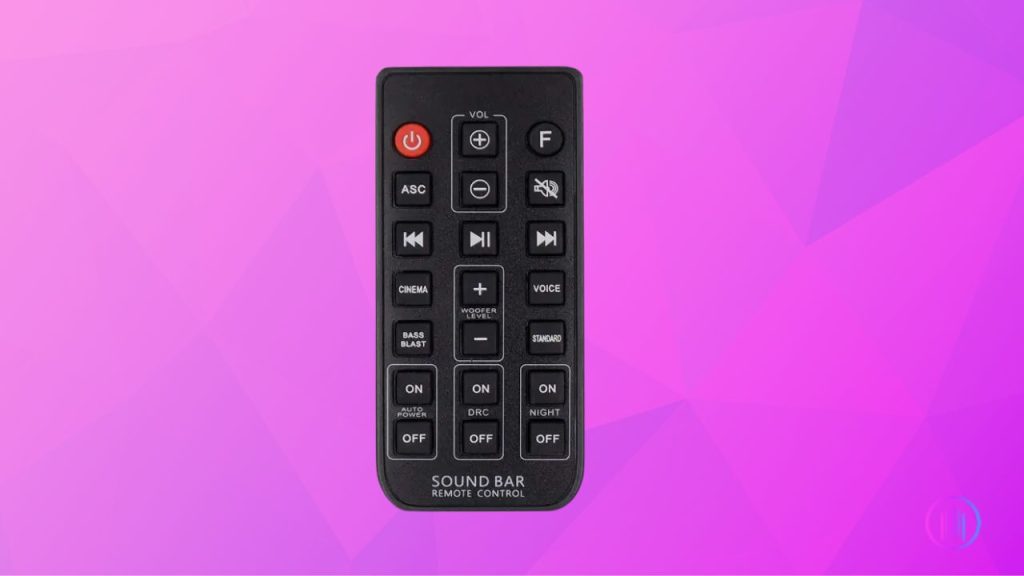 Universal soundbar Remote 