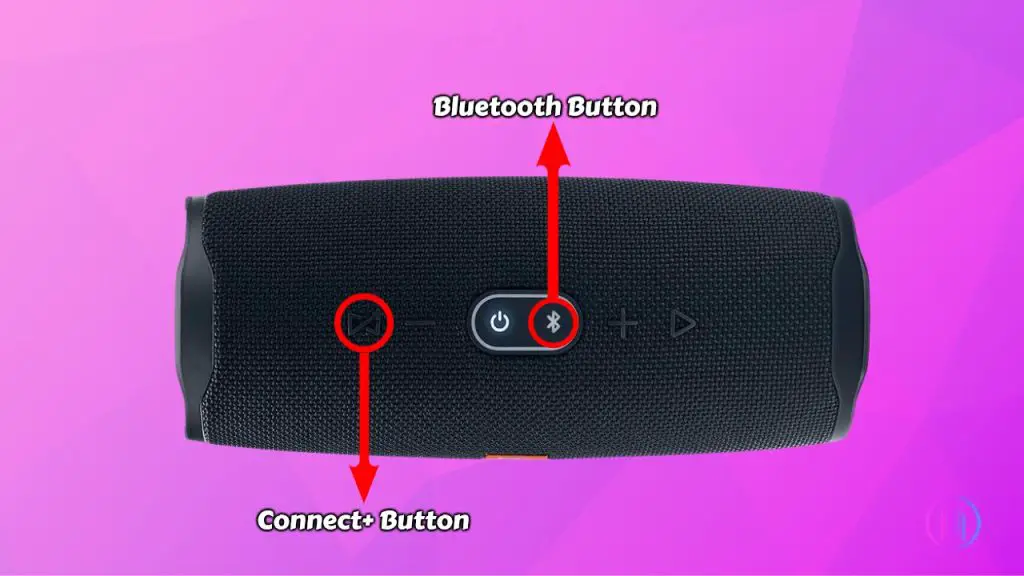 JBL Charge 4 Stereo Mode Activation Buttons 