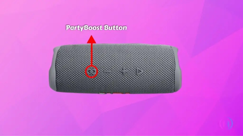 JBL Flip 6 PartyBoost Button