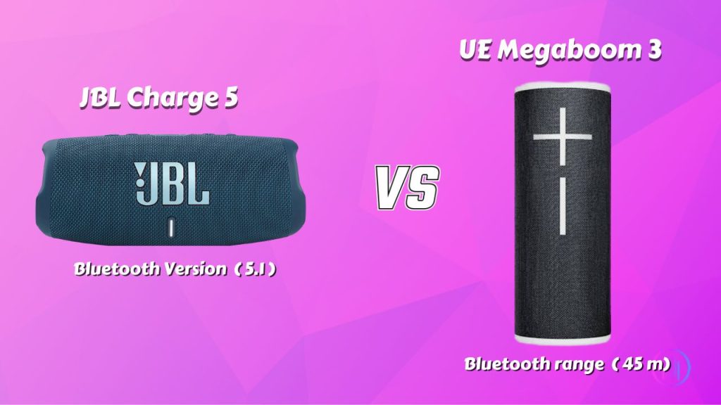 JBL Charge 5 vs UE Megaboom 3 Connectivity Features