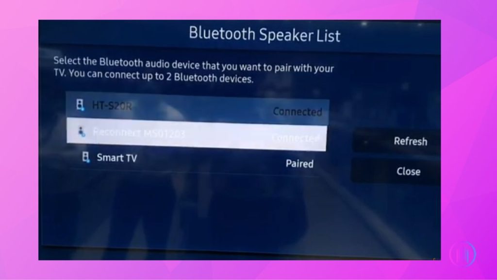 Pairing Two Bluetooth Speakers to a Smart TV