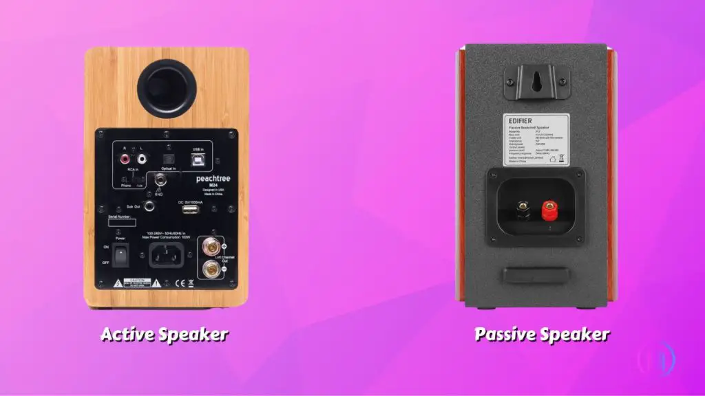 Active Speaker and Passive Speaker